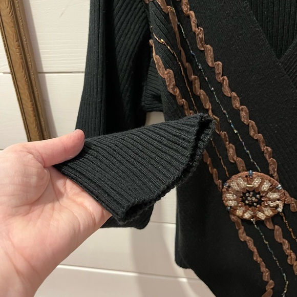 TRICOTTO Heart-shaped sweater with ribbon and decoration size XL - Picture 7 of 8